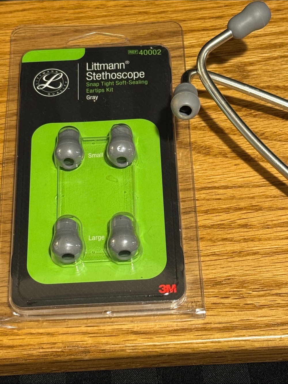 Soft-Sealing Ear Tips For Littmann Stethoscope -Replacement in Gray